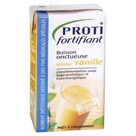 PROTIFORTIFIANT BOISSON HP/HC SANS LACTOSE, Aliment diététique destiné à des fins médicales spéciales, vanille. - 3 x 250 ml