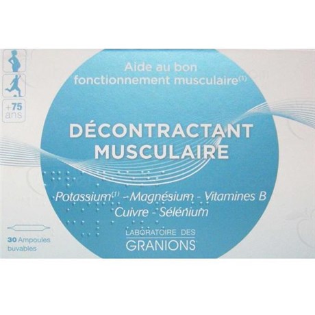 GRANIONS MUSCLE RELAXANT 30 vials