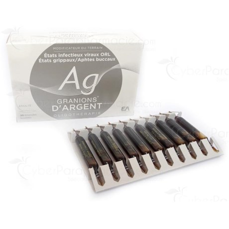 GRANIONS ARGENT 30 ampoules