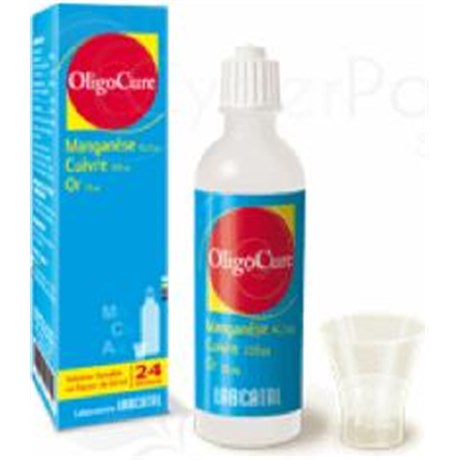 OLIGOCURE MANGANESE CUIVRE OR 60 ml