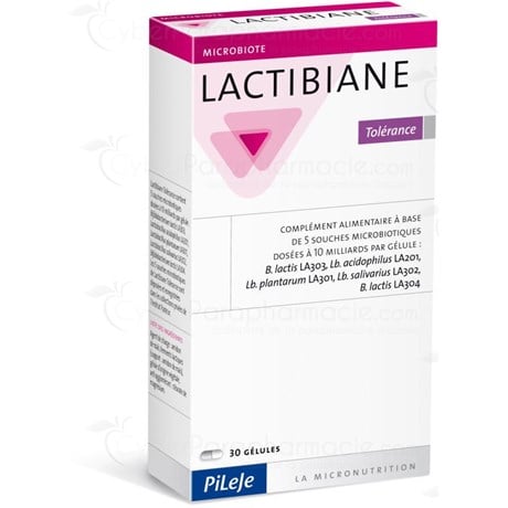 LACTIBIANE TOLERANCE CAPSULE, box of 30 capsules