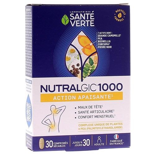 NUTRALGIC Soothing action 30 tabs Santé Verte