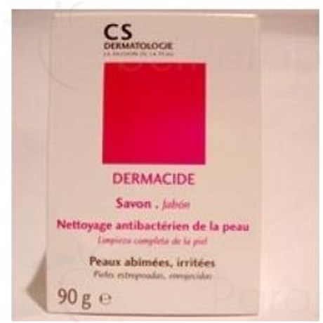 DERMACIDE SAVON Savon nettoyant antibactérien 2x90 g