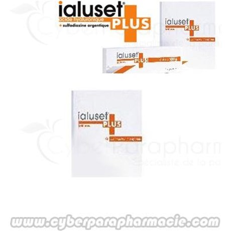 IALUSET PLUS 10 COMPRESSES IMPREGNEES 10x10cm