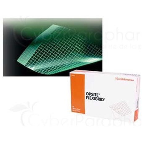 OPSITE FLEXIGRID, Pansement adhésif stérile, avec système applicateur, non LPPR. 10 cm x 12 cm (ref. 6665309 ) - bt 50