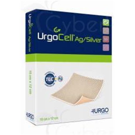 URGOCELL AG 10x12cm, Pansement hydrocellulaire TLC imprégné de sel d'argent, non adhésif 16