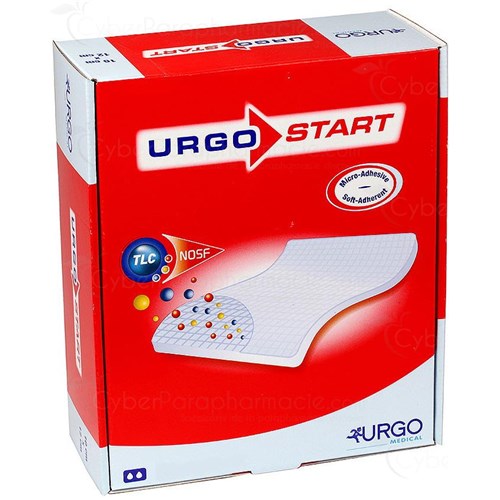 URGOSTART 15 x 20 cm, Pansement hydrocellulaire au NOSF et TLC bt 16