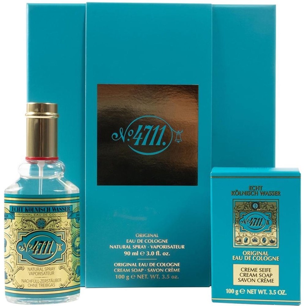 Eau of box Gift spray ml de with Cologne grams 4711 100 100 soap