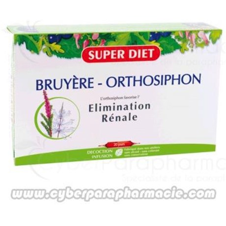 BRUYERE ORTHOSIPHON Elimination rénale 20 ampoules