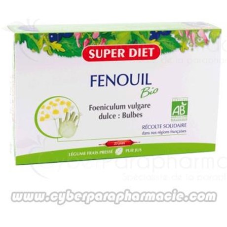 JUS DE FENOUIL 20 ampoules