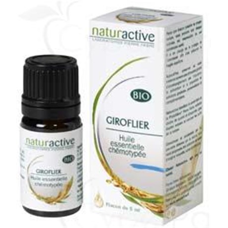 NATURACTIVE HUILES ESSENTIELLES BIO, Huile essentielle de giroflier. - fl 5 ml