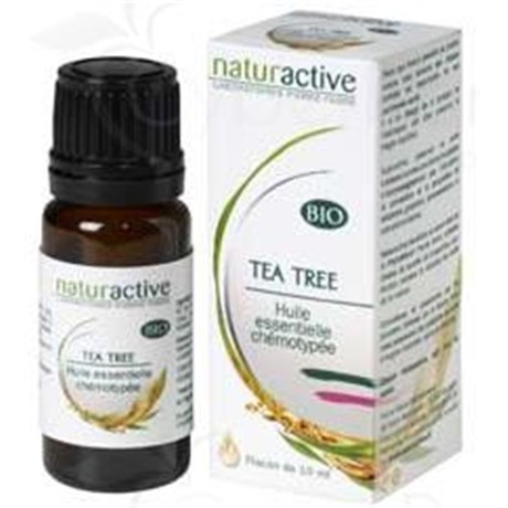 NATURACTIVE HUILES ESSENTIELLES BIO, Huile essentielle de tea tree. - fl 10 ml