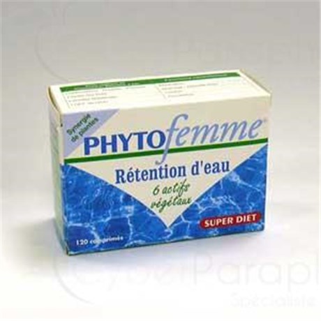 PHYTOFEMME RÉTENTION D'EAU, Comprimé, complément alimentaire aux extraits végétaux. - bt 120