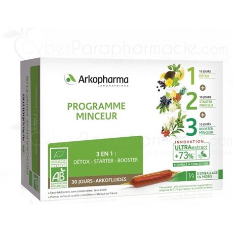 ARKOFLUIDES® PROGRAMME MINCEUR BIO ampoules30