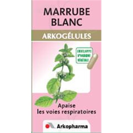 ARKOGELULES White Horehound Capsule dietary supplement containing white horehound. - Bt 45