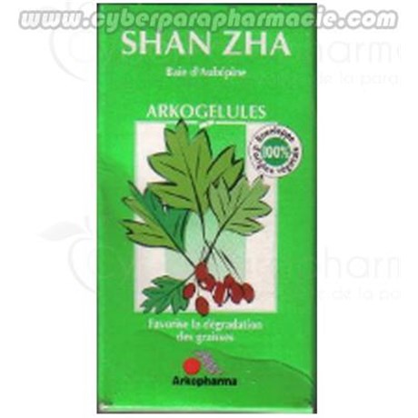 Arkogélules SHAN ZHA Baie dAubépine Burn fat