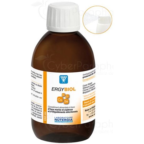 ERGYBIOL SPRAY ORAL, oral spray, dietary supplement containing trace elements. - 30 ml spray