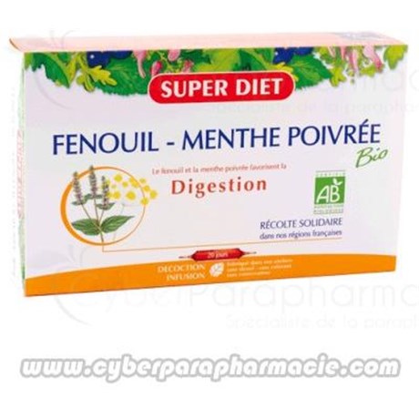 FENNEL PEPPERMINT Digestion 20 ampoules