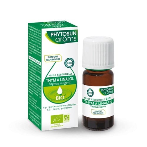 PHYTOSUN Arôms LINALOL THYME ESSENTIAL OIL, food supplement containing essential oil of thyme linalool. - 5 fl oz