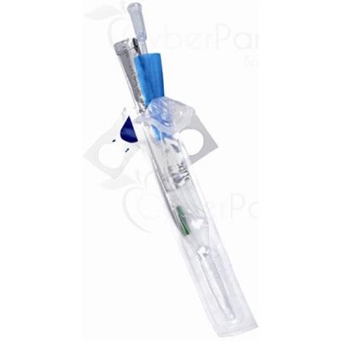 LiQuick BASE, Bladder catheter pre-lubricated, on a stand, Tiemann type Ergothan end, man. CH 14 (ref. 631014) - bt 30