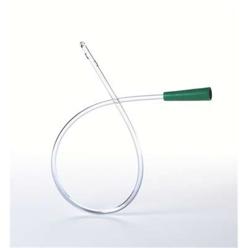 SELF - CATH Right bladder catheter, Nélaton type, for women, CH 14, green cup, bt 20
