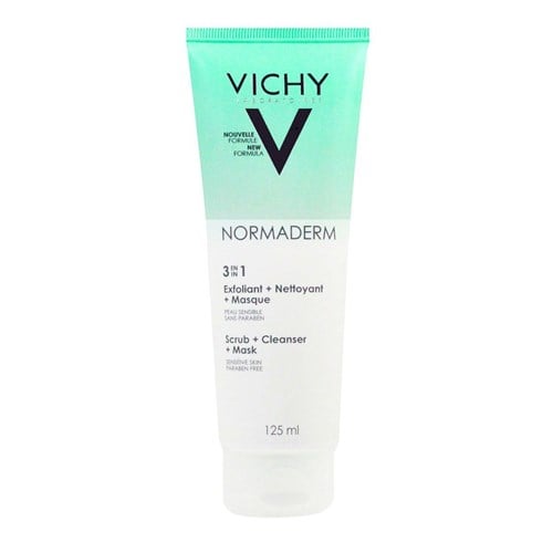 VICHY NORMADERM 3 IN 1 EXFOLIANT + CLEANER + MASK