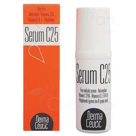 SÉRUM C25 DERMACEUTIC, Sérum, soin de jour antiâge et antioxydant. - fl 30 ml