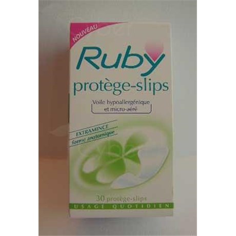RUBY, Protège-slip adhésif microaéré, extramince. - bt 30