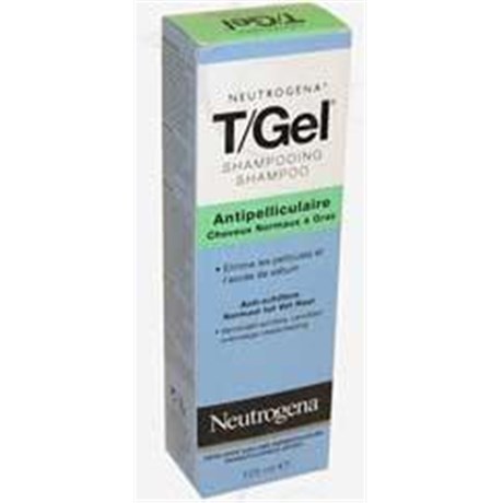 NEUTROGENA T GEL, treating dandruff shampoo gel, normal to oily hair. - Fl 125 ml
