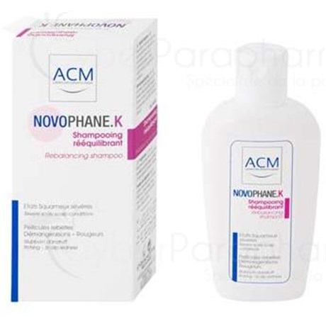 Novophane K SHAMPOO rebalancing, rebalancing shampoo, severe squamous statements. - Fl 125 ml