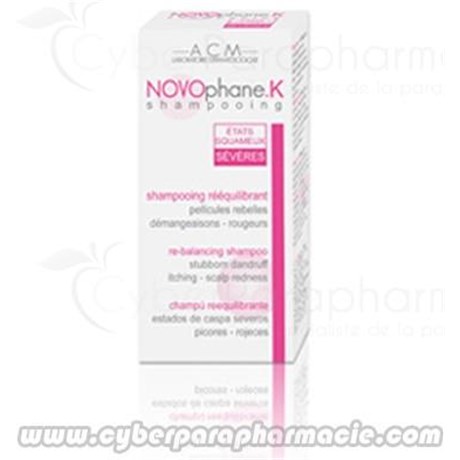 NOVOPHANE K SHAMPOOING Shampooing rééquilibrant états squameux sévères 125 ml
