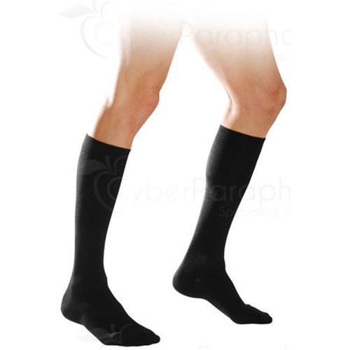 SIGVARIS INSTINCT 3 COTTON, medical sock contention Class 3, for men. black, long, wide (ref. 56150) - pair