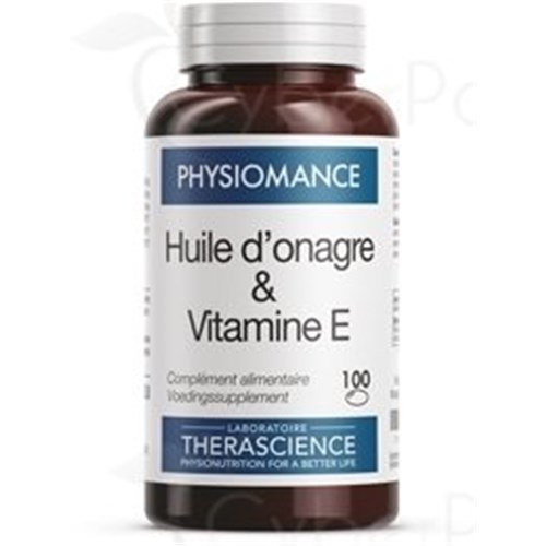 PHYSIOMANCE HUILE D'ONAGRE ET VITAMINE E 100 capsules Therascience