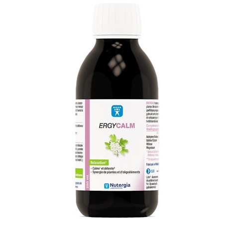 ERGYCALM, oral solution, dietary supplement containing trace elements. - Fl 250 ml Nutergia