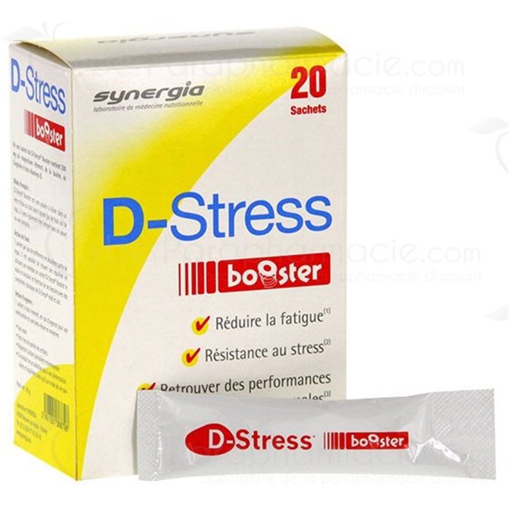 Synergia D-stress Booster X 20 Bags 20 Sachets - Easypara