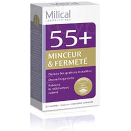 MILICAL 55 + SLIMMING &amp; FIRMING, + tablet capsule, food supplement Day + Night for weight. - 28 tablets + 14 capsules