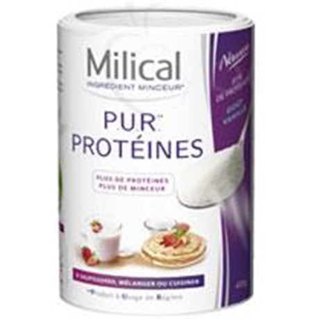 MILICAL PROGRAM P.U.R. LEAN PROTEIN, food protein diet powder, vanilla flavor. - Bt 400 g
