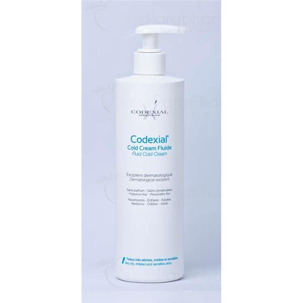 Préparation magistrale  Excipient Codexial Cold Cream Fluide