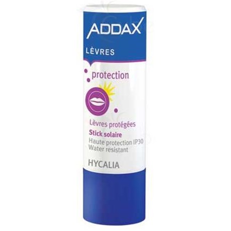ADDAX LÈVRES PROTECTION STICK SOLAIRE IP 30 HYCALIA, Stick labial solaire haute protection, IP 30. - stick 4 g
