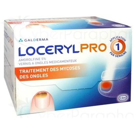 CURANAIL 5% Vernis Mycoses flacon 2.5ml devient LOCERYL PRO