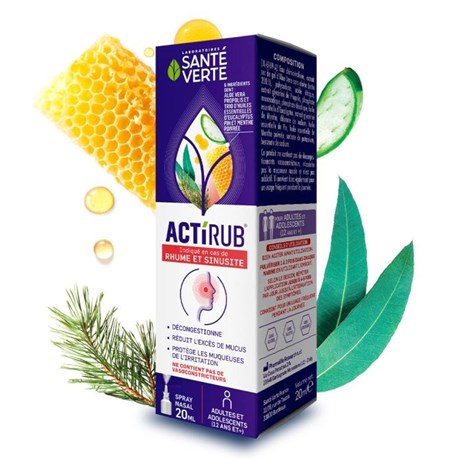 ACTIRUB Nez bouché rhume spray nasal 20 ml