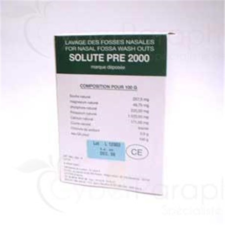 SOLUTÉ PRÉ 2000, Solution nasale à base de soufre et d'oligoéléments. fl 100 ml - bt 4