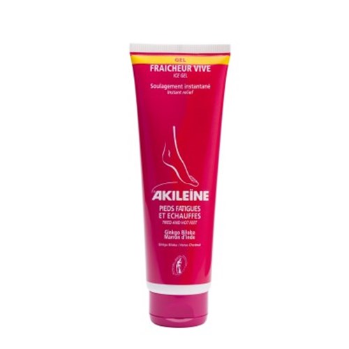 AKILEINE SOINS ROUGES GEL FRAICHEUR VIVE Gel podologique, tube 125 ml