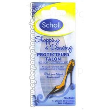 SHOPPING et DANCING Protecteurs talon gel transparent