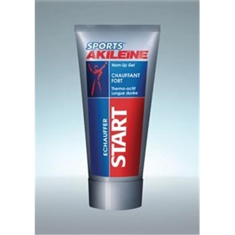 SPORTS AKILÉÏNE START CRÈME, Crème de massage chauffante forte, thermoactive longue durée. - tube 75 ml