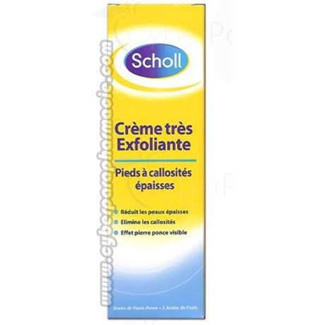 Scholl CREME TRES EXFOLIANTE Pieds à callosités épaisses NON DIS