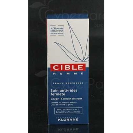 CIBLE HOMME SOIN ANTIRIDE FERMETÉ, Gel crème antiride fermeté. - fl 50 ml