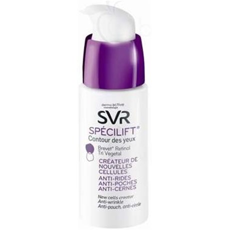 SVR DERMOACTIVE SPÉCILIFT CONTOUR DES YEUX, Soin correcteur antiâge pour le contour des yeux au Rétinol Tri végétal. - fl 15 ml