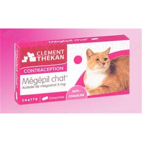 MEGEPIL CHAT Comprimé sécable antichaleur pour chatte. - bt 12