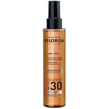 UV-BRONZE BODY SPF30 Huile Solaire Anti-âge Activatrice de bronzage 150 ml